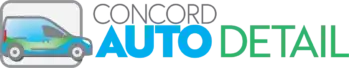 Concord Auto Detail Logo. Little blue van with a green swoosh accross the side.